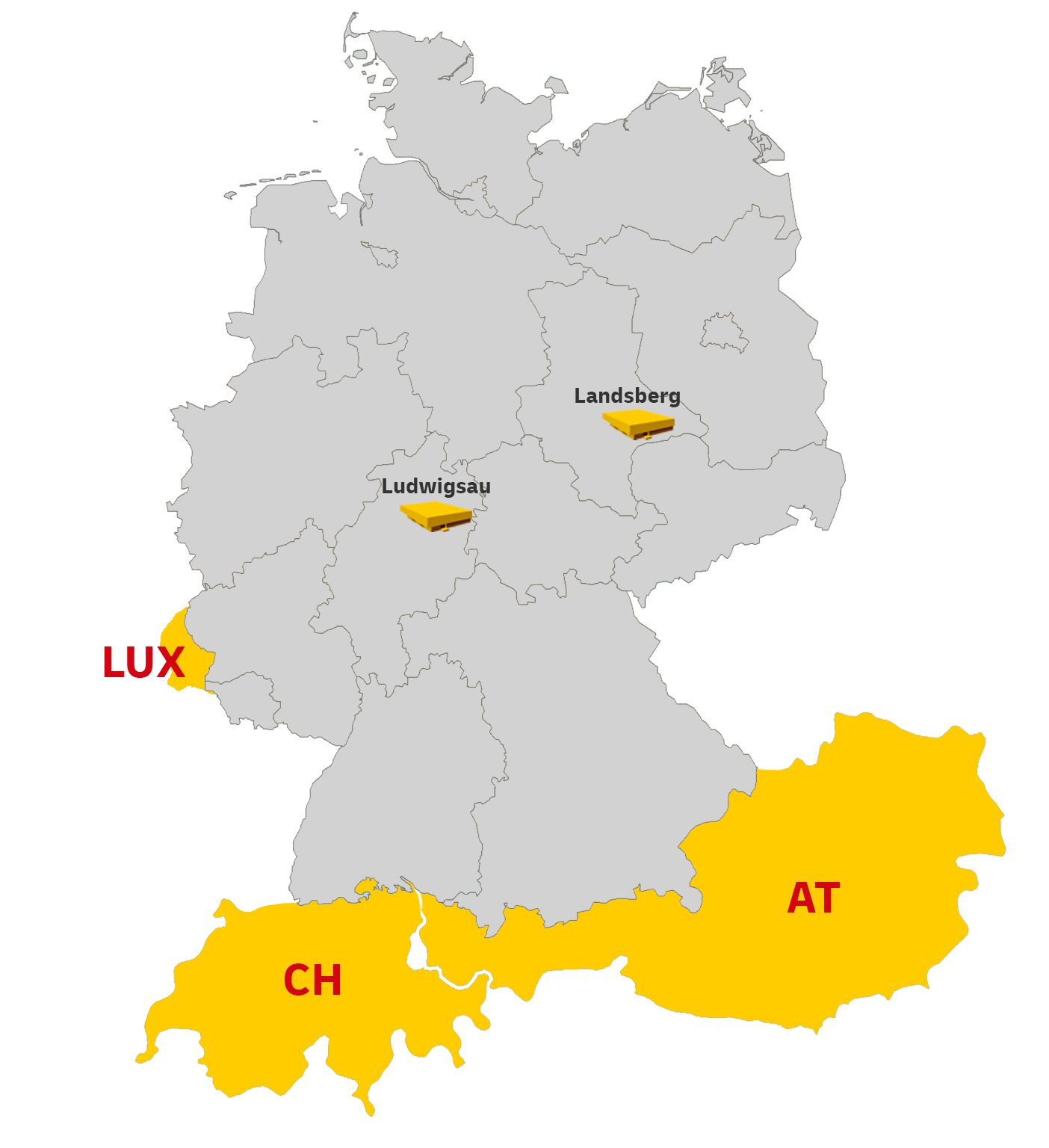Zentrales 2-Mann-Handling Hub in Ludwigsau